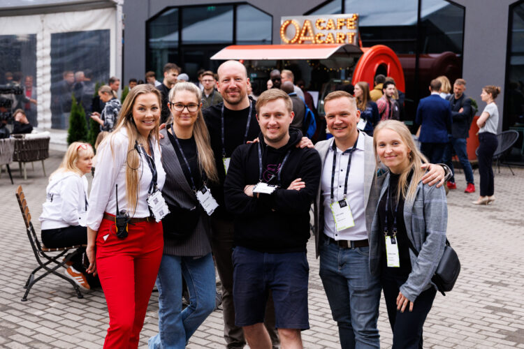 Frank Events meeskond Latitude59 konverentsil