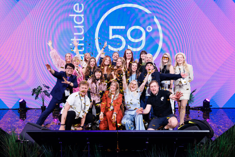 Frank Events meeskond Latitude59 konverentsil