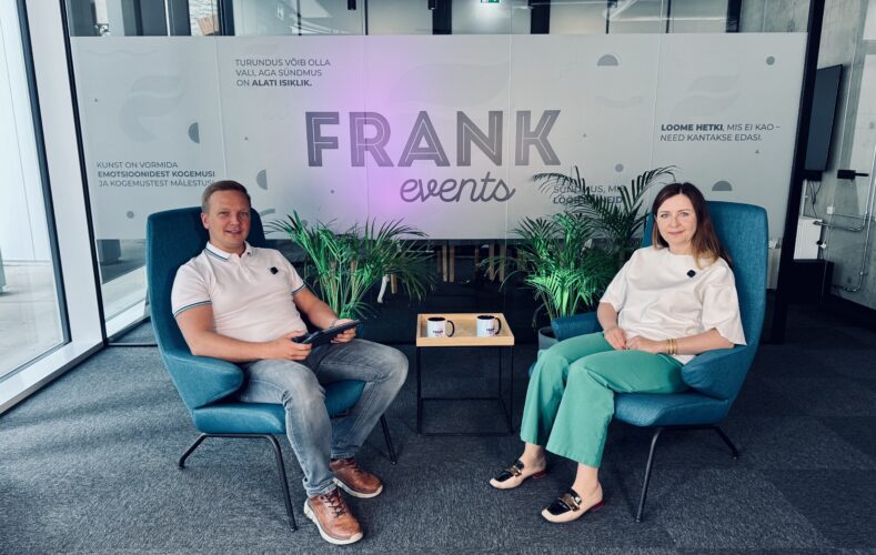 Meeskonnakoolitaja Anneli Kikkas Frank Events Kohvipausil